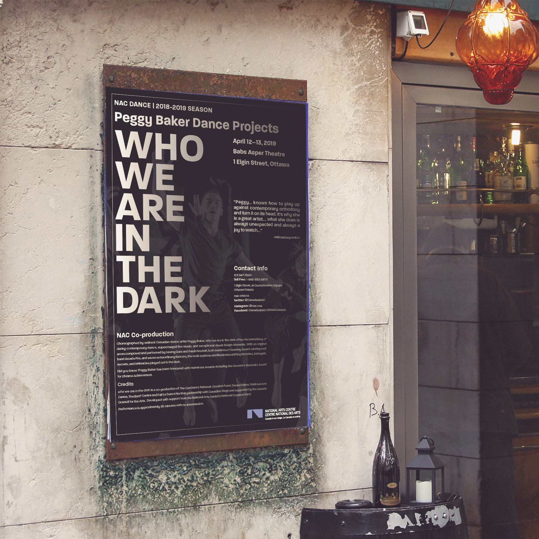 WHO WE ARE IN THE DARK POSTER